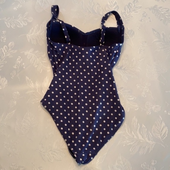 Bond Eye Australia Polka Dot One Piece swimsuit navy‎ white - Picture 2 of 2